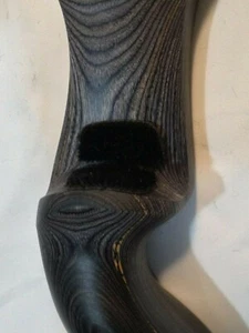 TRADITIONAL Arrow Rest - 2 PC BLACK SUPER HAIR RUG CARPET - LONGBOW Archery NEW - Picture 1 of 3