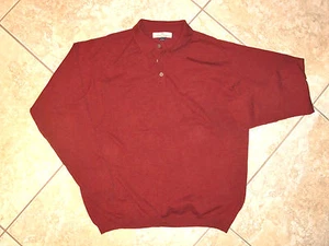 Suéter Para Hombre "TOMMY BAHAMA" Borgoña Cierre 3 Botones Multi Mezclas Talla L. ¡BONITO! - Imagen 1 de 4