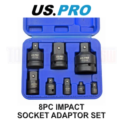 US PRO Tools 8pc Impact Adaptor Set, Reducer for Sockets, Wrench 3477 - Image 1 of 4