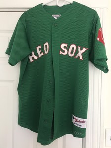 boston red sox green jersey