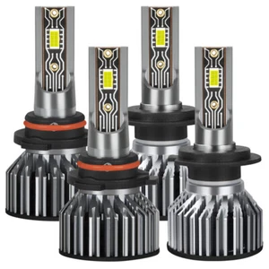 For Suzuki Hayabusa GSX1300R 1999-2007 9005+H7 LED Headlights Bulbs High Low V2T - Foto 1 di 11