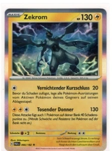 Zekrom - PAR DE - 066/182 - Rara - Holo - Foto 1 di 1