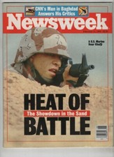 Newsweek Mag The Showdown In The Sand February 11, 1991 092120nonr