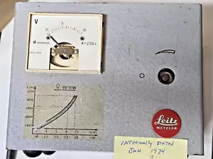 Leitz Wetzlar trasformatore microscopio 301-211.001 unità modulo alimentazione TESTATO - Foto 1 di 8