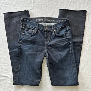 Citizens Of Humanity Kelly Low Rise Jeans Bootcut Dark Denim Women’s Size 26 USA - Picture 1 of 11