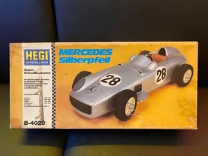 Mercedes freccia argento W 196 Hegi B-4020 1/8 1:8 RC kit scatola vuota Wedico - Foto 1 di 3