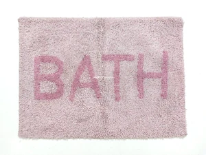 Alfombra de baño divertida india 50x70 cm alfombra de baño rosa corredor baño lindo baño - Imagen 1 de 3