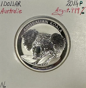 AUSTRALIE - 1 DOLLAR - 2014 P - Pièce de Monnaie en ARGENT // Qualité : NEUVE - Picture 1 of 2