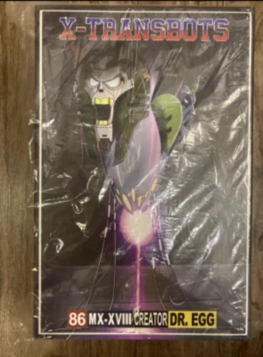 New Transforms X-Transbots MX-18E Dr.Egg Quintesson figure in stock - Image 1 of 4