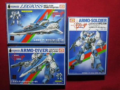 Mospeada Legioss Armo Fighter + Diver + Soldier 1/72 AFC-01H Model Kit Macross - Image 1 of 4