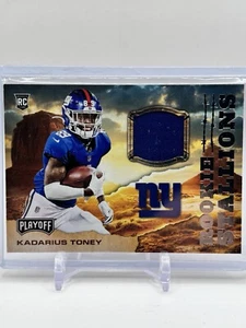 Kadarius Toney RC 2021 Panini Playoff Rookie Stallions Patch Memorabilia #RS-KTO - Bild 1 von 2