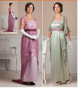 OOP Edwardian Titanic Costume Simplicity Sewing Pattern 1517 Miss Evening Gown - Picture 1 of 1