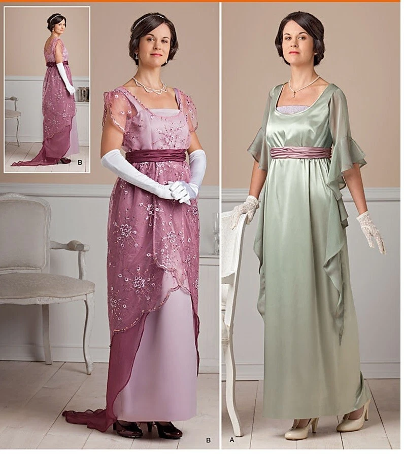 OOP Edwardian Titanic Costume Simplicity Sewing Pattern 1517 Miss Evening Gown - Image 1 of 1
