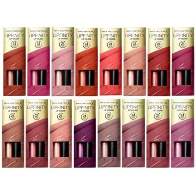 Max Factor Lipfinity 24HR Lip Colour Lipstick ~ Select Your Shade~ - Image 1 of 4