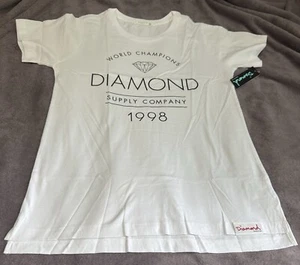 Diamond Supply Co. Craftsman White Screenprint Size XS Brand New - Picture 1 of 8