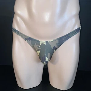 Vintage Muscleskins Camouflage Bikini Brief Size Small - Picture 1 of 5
