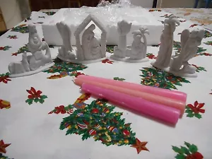 Dickson Set Portacandele Natività Pezzi Rotti - Foto 1 di 12