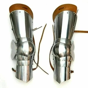 Medieval Leg Armor, Full Leg Guard Maximilian Halloween Costume, Knight LegArmor - Picture 1 of 5