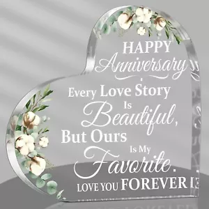 Wedding Gift for Her Years of Marriage Gift Happy Anniversary Present for Woman - Picture 1 of 8