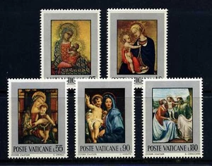 VATICAN CITY . 1971 Madonna and Child Paintings (504-08) . Mint Never Hinged - Picture 1 of 1