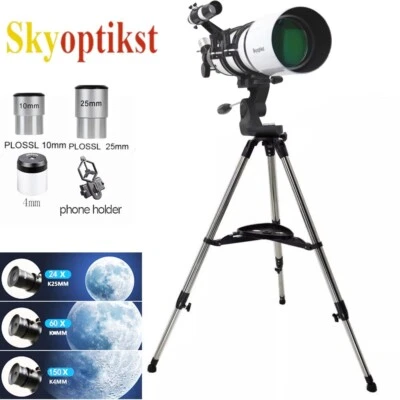 Refractor Skyoptikst 102/600 astronomical telescope with mobile holder Adapter - Image 1 of 4