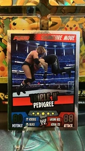 2011 Topps WWE Slam Attax RUMBLE - Triple H Signature Move Foil Card - Picture 1 of 2