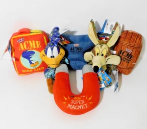 Lot of 6 Looney Tunes 8in plush, Wile E. Coyote's ACME Traps NWT - Picture 1 of 19