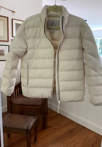 WOOLRICH Women's Ellis Microfiber Down Puffer Jacket Milky Cream Small NWOT $385 - Picture 1 of 10