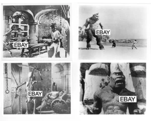 THE 7th VOYAGE OF SINBAD 1958 RAY HARRYHAUSEN MOVIE PHOTO LOT #1 (4) SPFX - Picture 1 of 1