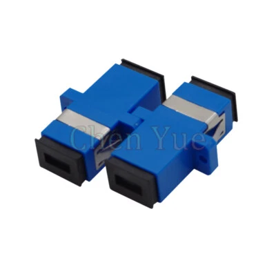 100pcs SC UPC Simplex Single-mode Fiber Optic Adapter SC Optical Fiber Coupler  - Image 1 of 4