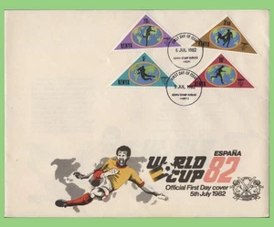 Kenya 1982 World Cup Football set on First Day Cover - Picture 1 of 1