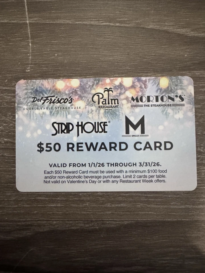 Maestros Del Friscos Palm Gift Card $50 - Image 1 of 1