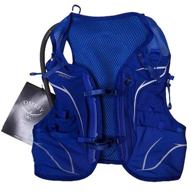 NUEVO Chaleco de hidratación de agua Osprey Duro 6 Blue Sky 1,5 L reservorio vejiga hombres pequeño Foto 1 de 4
