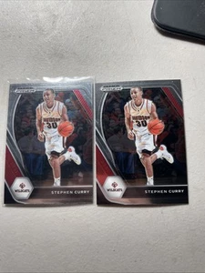 2x Stephen Curry 2021 Panini Prizm Selecciones del draft #56 Davidson Wildcats GS Warriors - Imagen 1 de 2