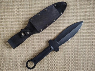 Cold Steel Shanghai Shadow Fixed Blade Knife 1055 Carbon Steel - Image 1 of 4