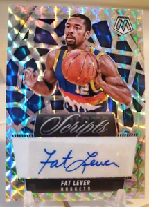 2025 Mosaic FAT LEVER Ice Prizm Refractor Auto Card Autograph Denver NUGGETS SP - Picture 1 of 2
