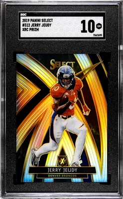 Jerry Jeudy 2019 Panini Select XRC Prizm ROOKIE #312 SGC 10 - Image 1 of 2