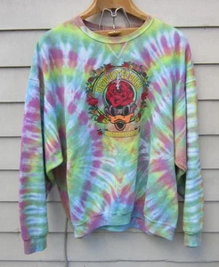 OREGON Dead-icated DUCKS 2012 ROSE BOWL Tie-Dye SWEATSHIRT 3X XXXL Grateful Dead - Picture 1 of 6