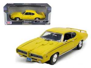 1969 Pontiac GTO Judge Yellow 1/18 Diecast Model Car by Motormax - Picture 1 of 1