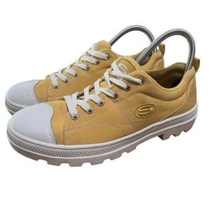 Vintage Sketchers Y2K 90er Damen gelb klobig Plateau Sneaker Low Top Gr. 9,5 - Bild 1 von 16