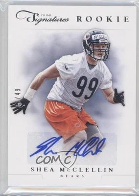 2012 Panini Prime Signatures Signature Silver /49 Shea McClellin Rookie Auto RC - Image 1 of 2