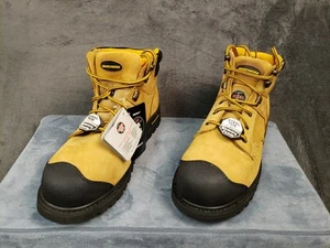 SKECHERS WORK Men's Kener Steel Toe Work Boot Brown Size 11.5 - Picture 1 of 15