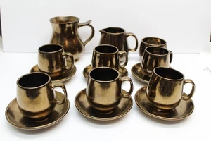 15 pc set Vintage Prinknash Abbey Pottery Tea Set - Picture 1 of 9