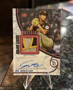 2025 Topps Update YU DARVISH #5/5 RED Major League Material RELIC AUTO Padres - Picture 1 of 2