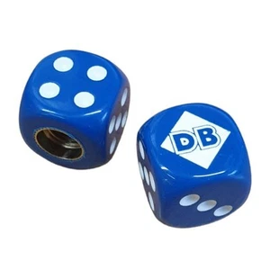 Diamond Back - Dice Tire Valve Caps (Pair) - BLUE - old school bmx - Picture 1 of 1