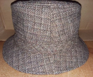 VINTAGE STETSON WOLLE BRAUN FEDORA HERREN GRÖSSE SMALL HUT. BRAUNER TWEED - Bild 1 von 7