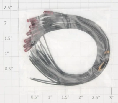 Aristo-Craft No. 3 bombillas de grano de trigo rojo de 12 voltios (bolsa de 10) Foto 1 de 2