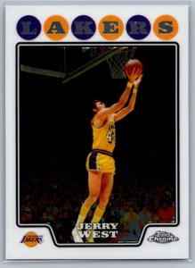 2008-09 Topps Chrome #174 Jerry West - Picture 1 of 2