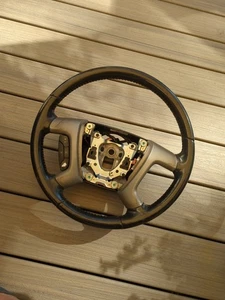 Volante Chevrolet GMC Silverado Sierra cuero negro 07-14 - Imagen 1 de 6