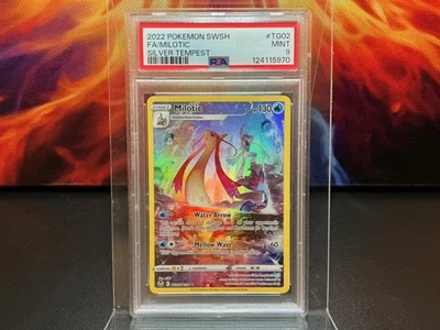 2022 POKEMON SWSH SILVER TEMPEST #TG02/TG30 FULL ART MILOTIC PSA 9 🐦‍🔥 - Image 1 of 2